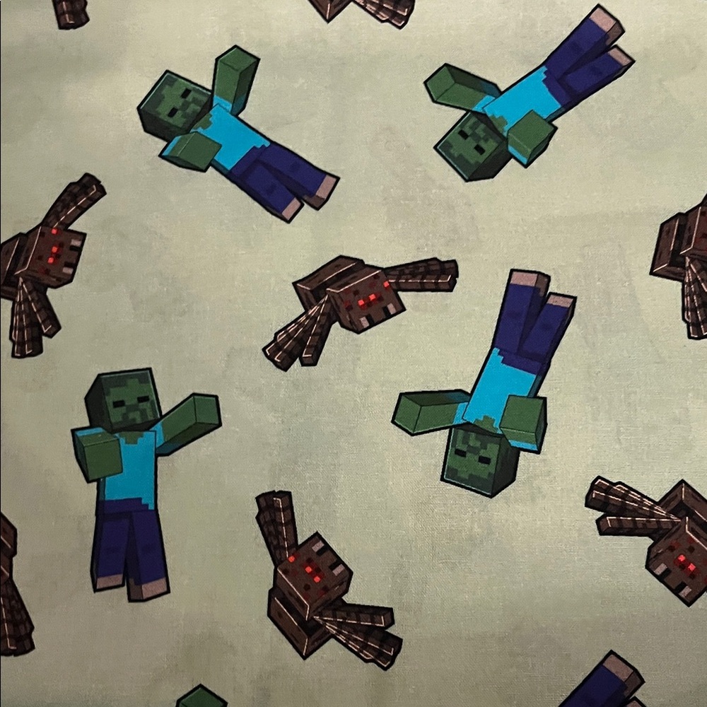 Minecraft fabric, 45 in wide, 6 yards, 100% cotton, NWOT